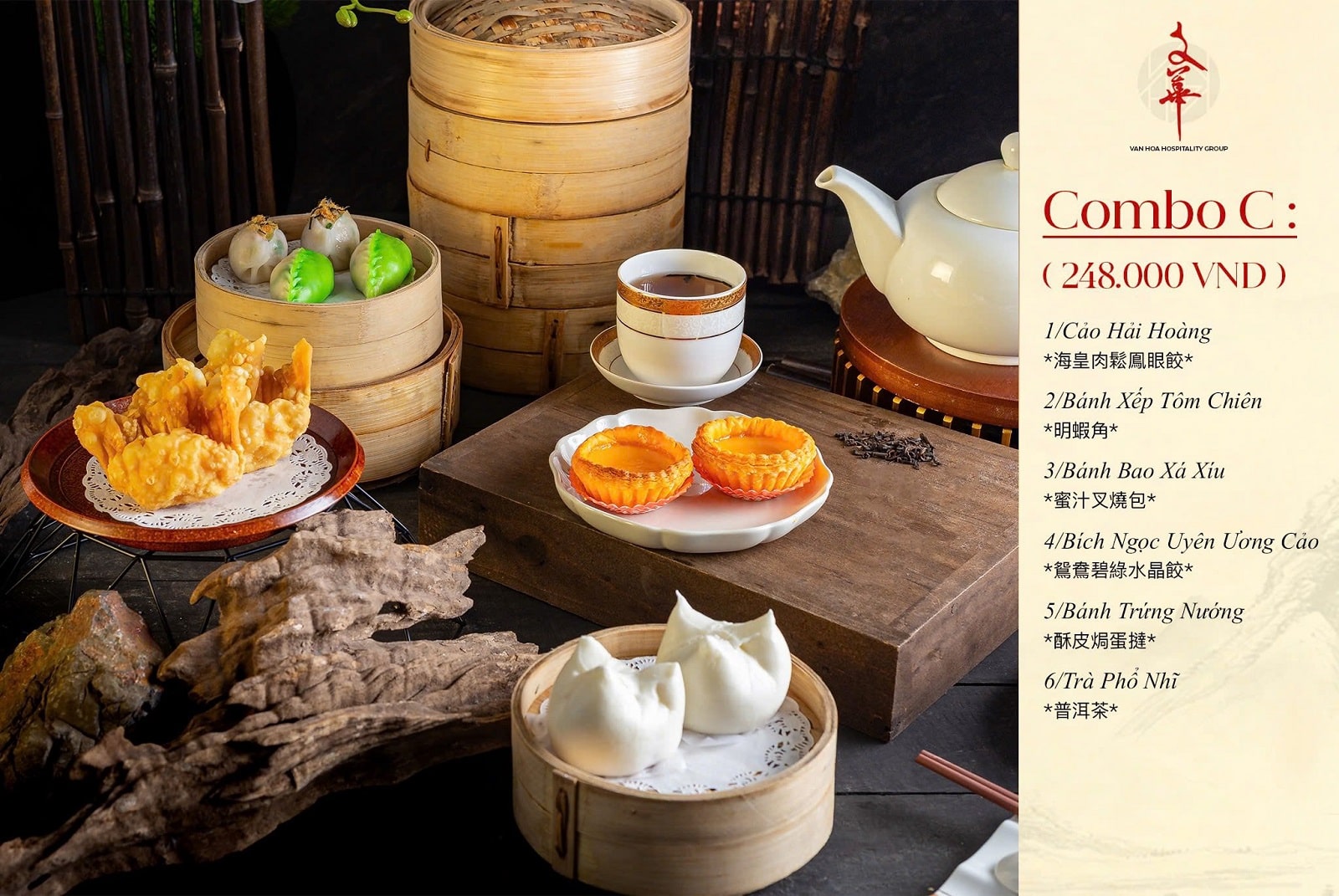 Chuẩn Bị Ra Mắt Combo Dimsum Mặn Ngọt 4 Combo Dimsum Mặn Ngọt - Combo C